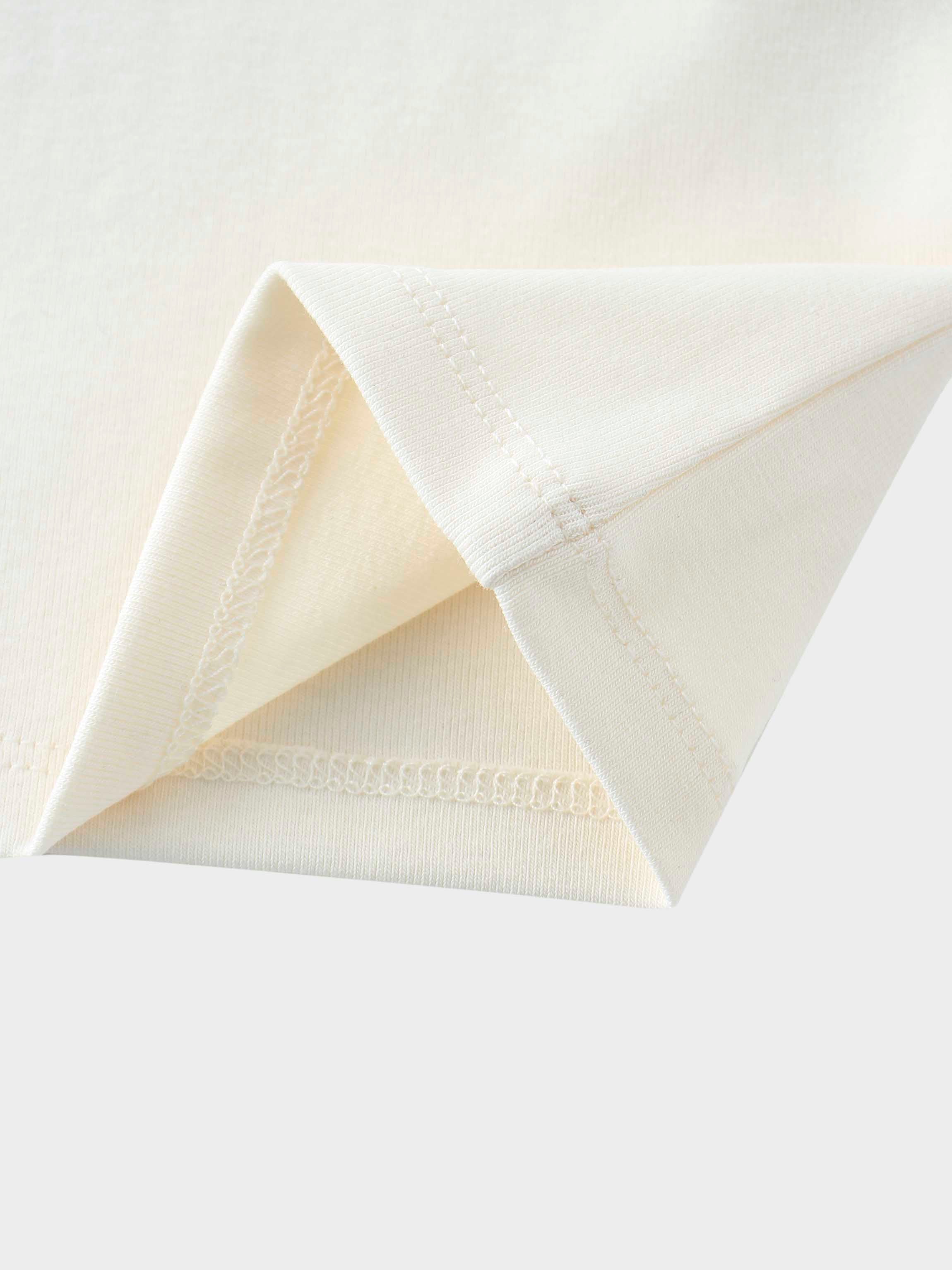 Soft off-white tank fabric detail