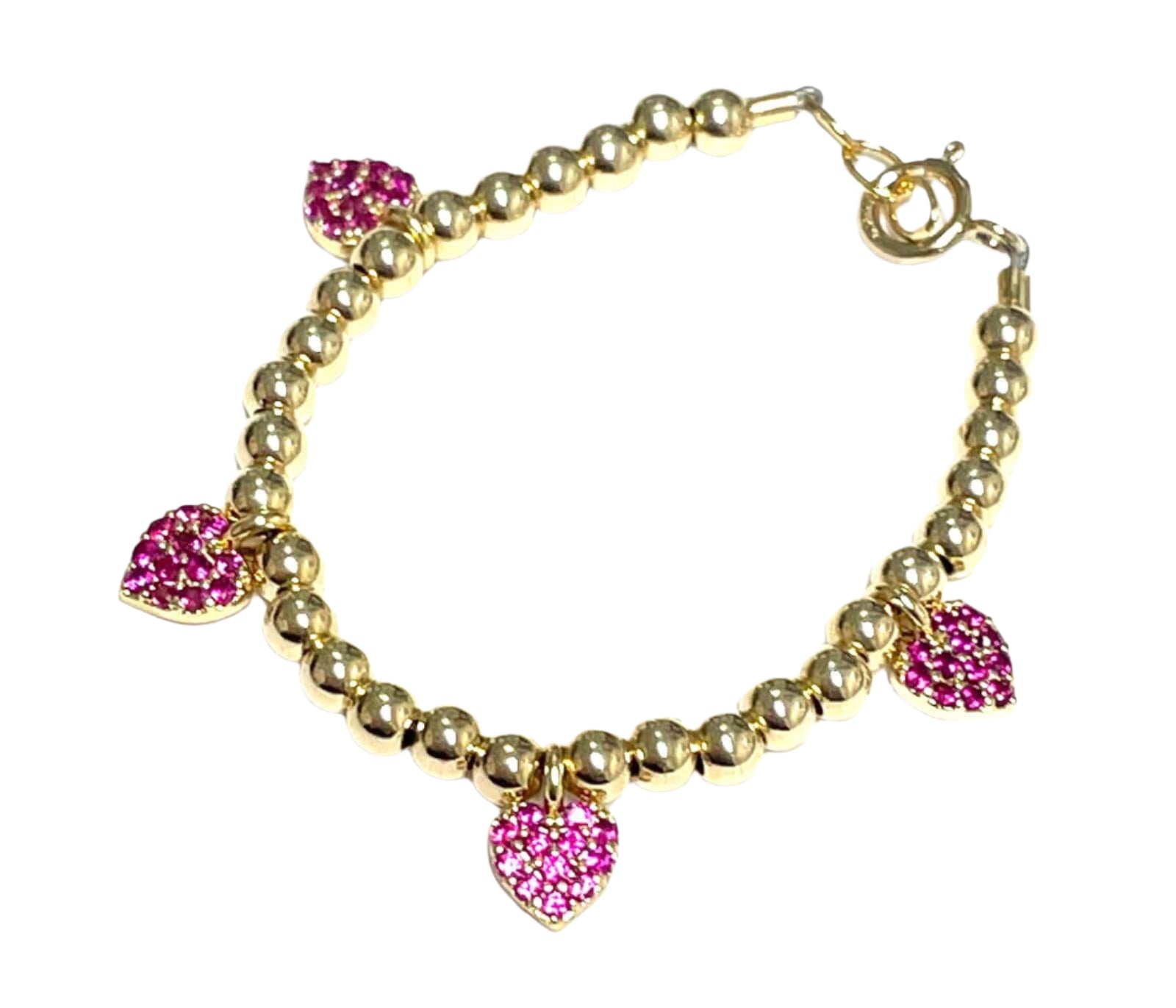 heart charm bracelet
