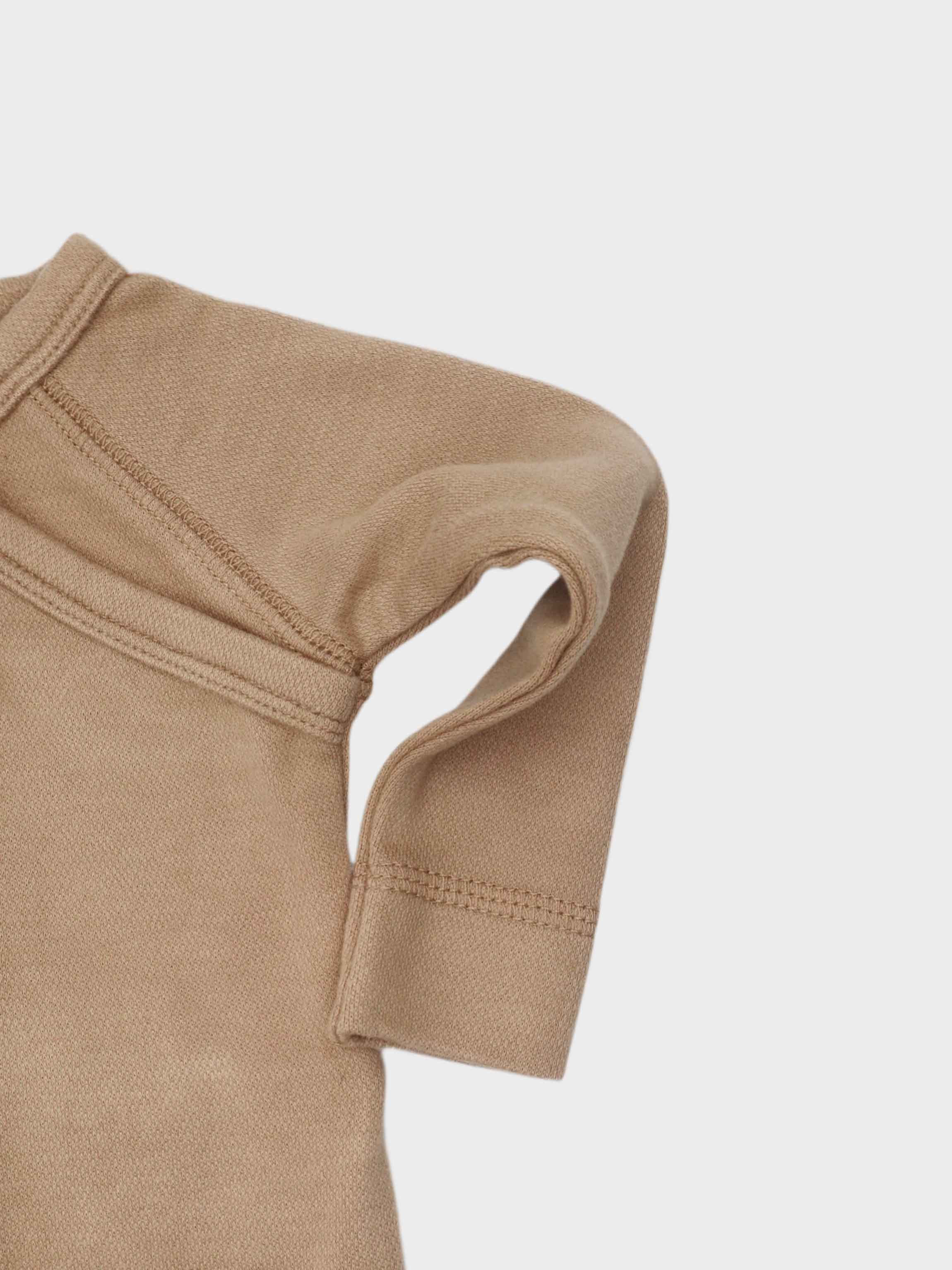 Unisex Stretchies by Adee in taupe with crossover twill design