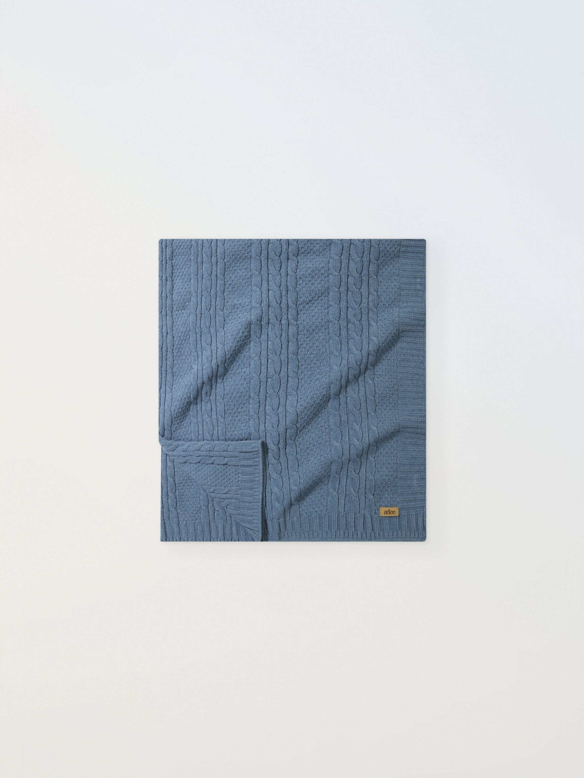 blue boys knit baby blanket stylish and warm