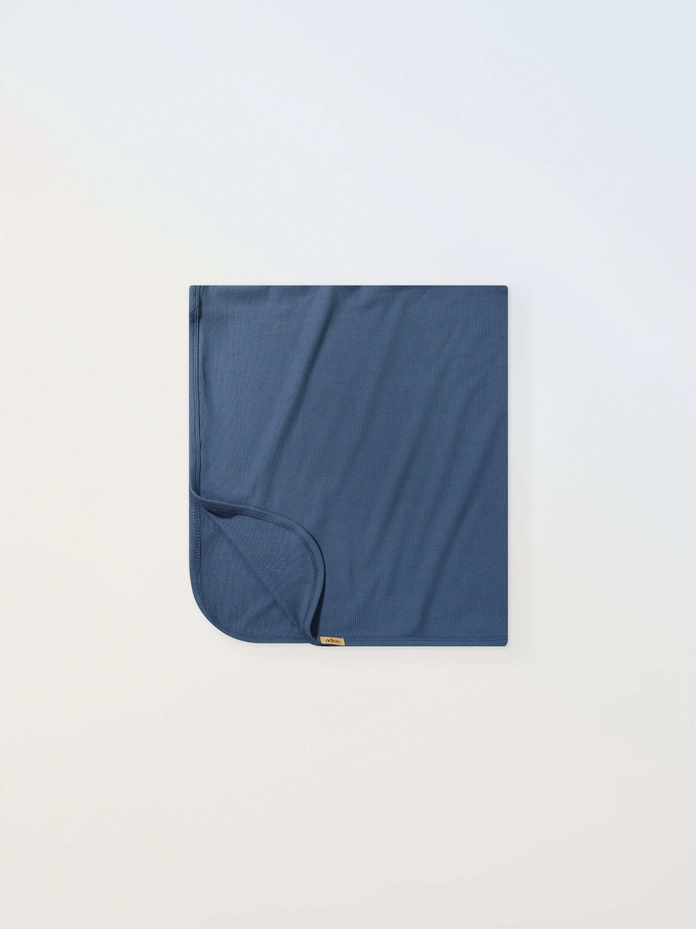 Adee Thin Ribbed Blanket - Blue, boys swaddle blanket