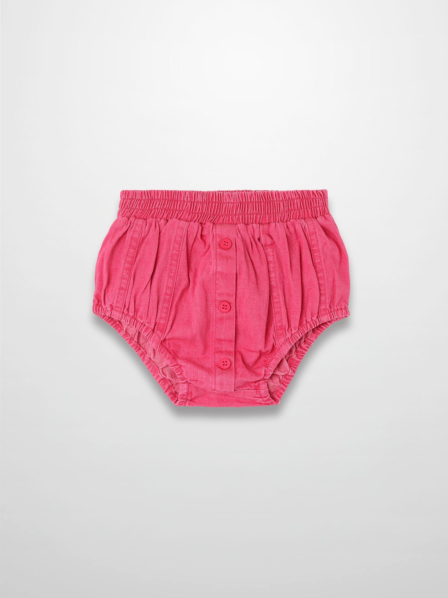 Paneled Bloomers - Pink Denim