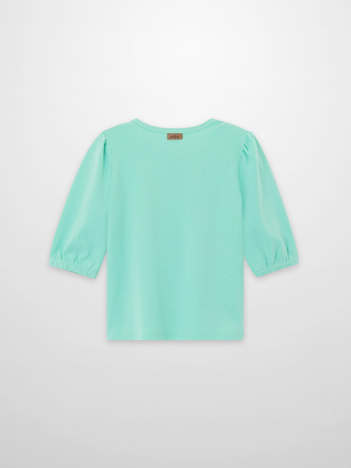 3/4 Puff Sleeve T-shirt mint green by Adee, girls top