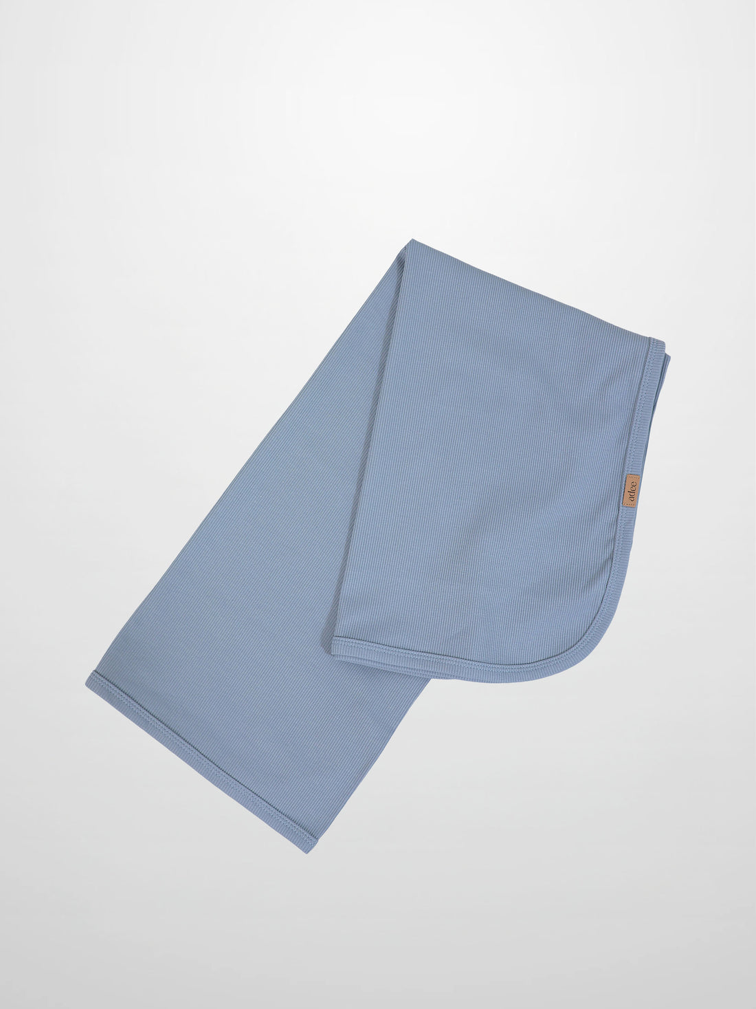 Adee blue thin ribbed blanket for boys swaddle blankets