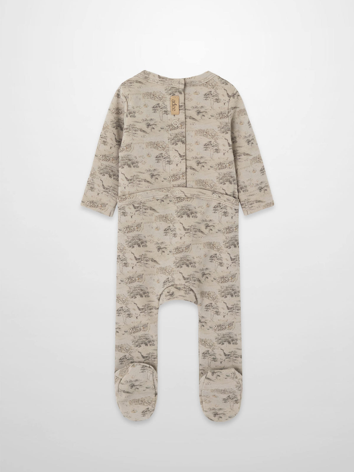 Adee baby jumpsuit footie with snaps for easy dressing 