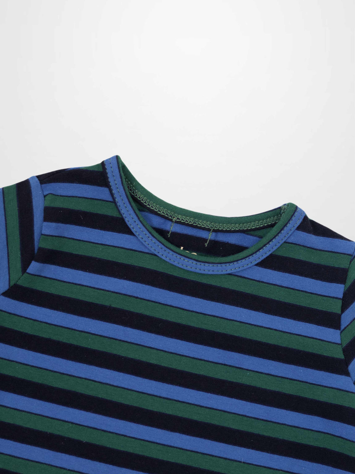 Blue striped long-sleeve crew-neck kids&