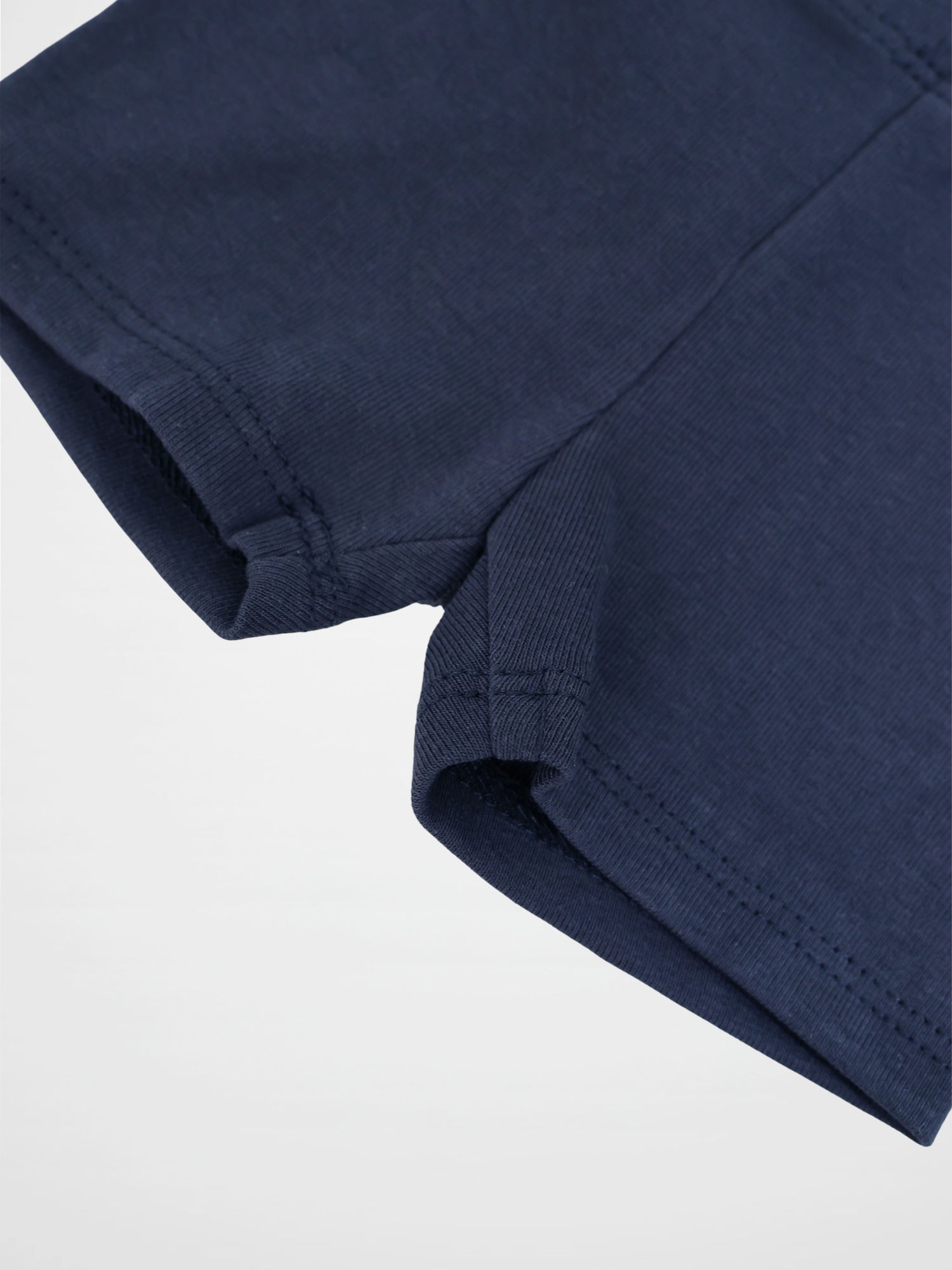 Biker Shorts Non Ribbed-Navy