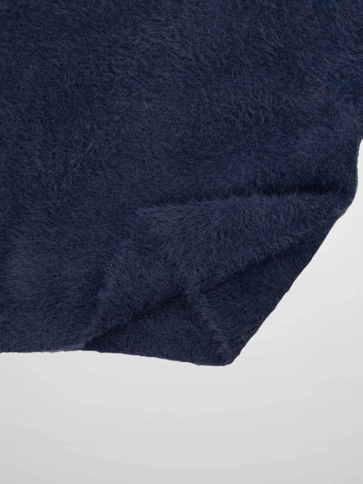 Adee Mohair Sweater for girls in navy; dressy top with soft, fluffy knit.