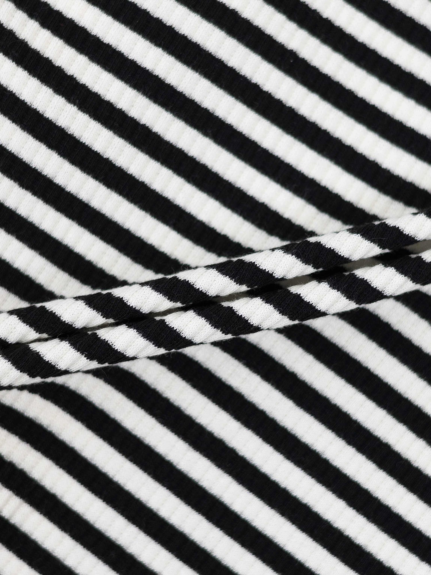 Striped Skirt - Black &amp; White