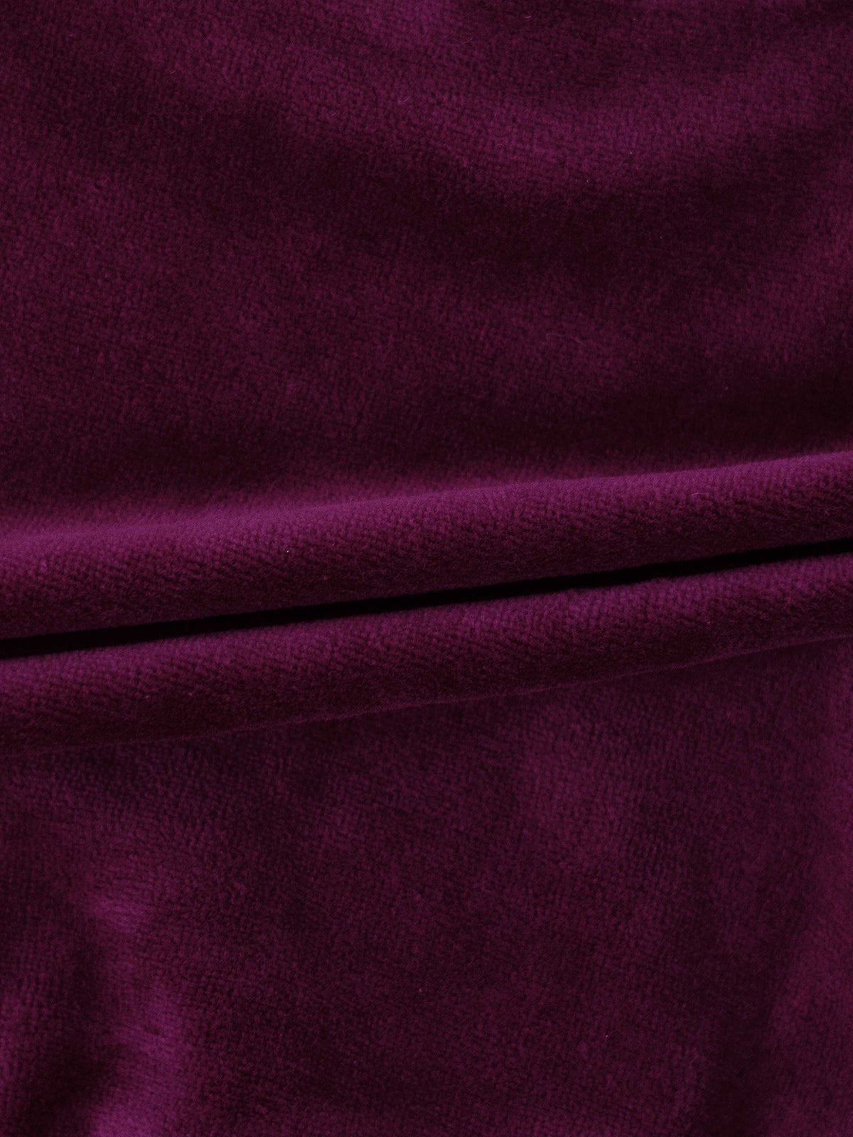 Velour Logo Set burgundy velour fabric; Adee unisex apparel