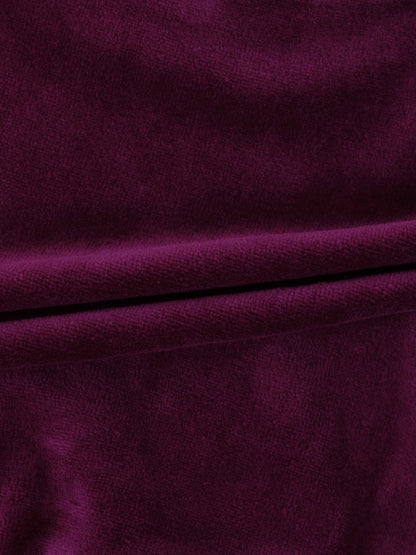 Velour Logo Set - Burgundy