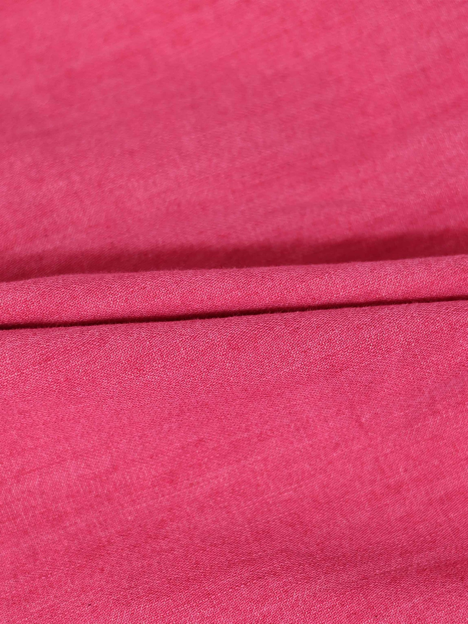 Paneled Bloomers - Pink Denim fabric close-up with folded seam detail.