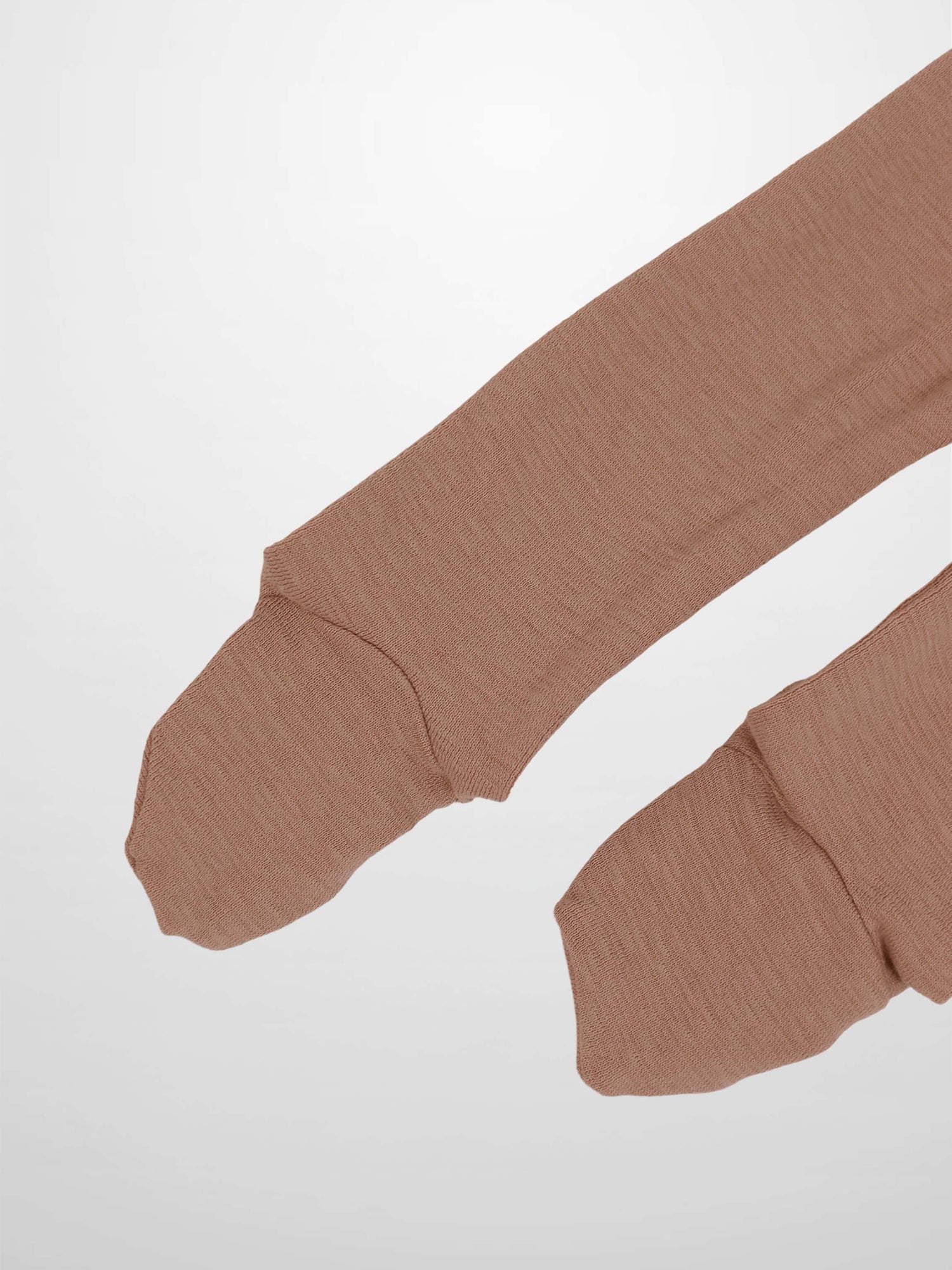 Girls Stretchies by Adee, two dusty pink scalloped pieces in knit fabric