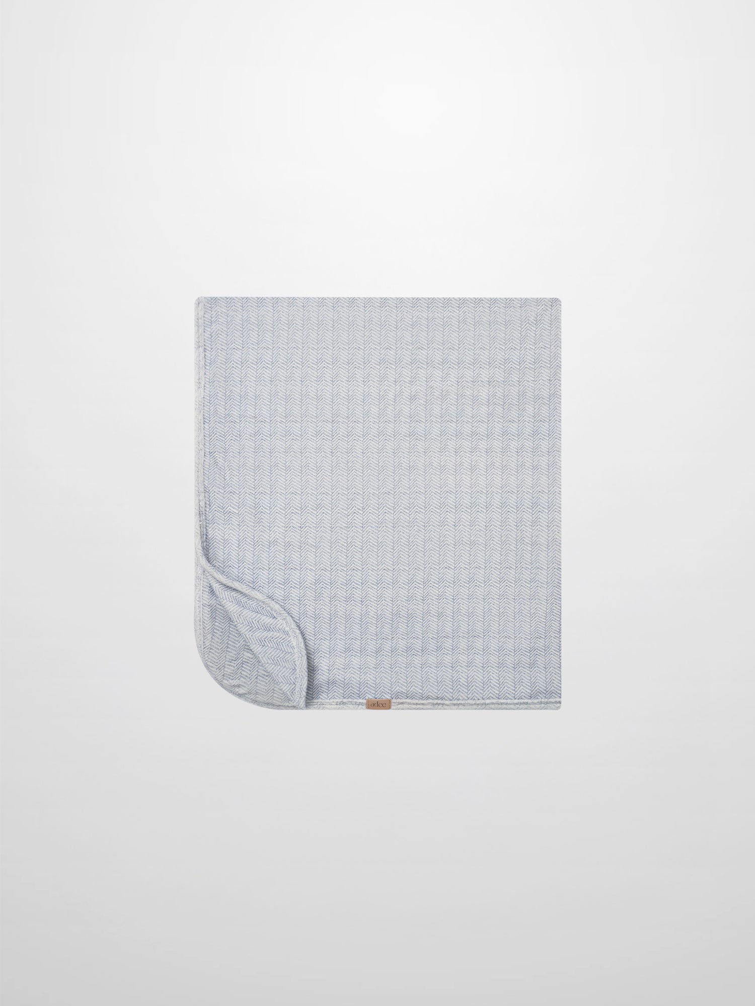 Heritage Herringbone Blanket Blue, Adee boys swaddle blanket.