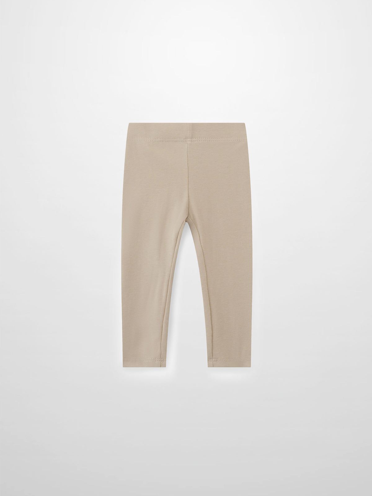 Non Ribbed Leggings - Taupe, unisex bottoms