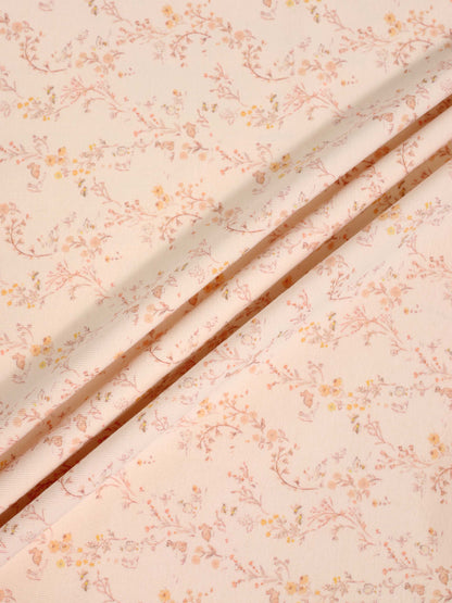 Sweet Meadow Stretchy girls jumpsuit in light pink floral print