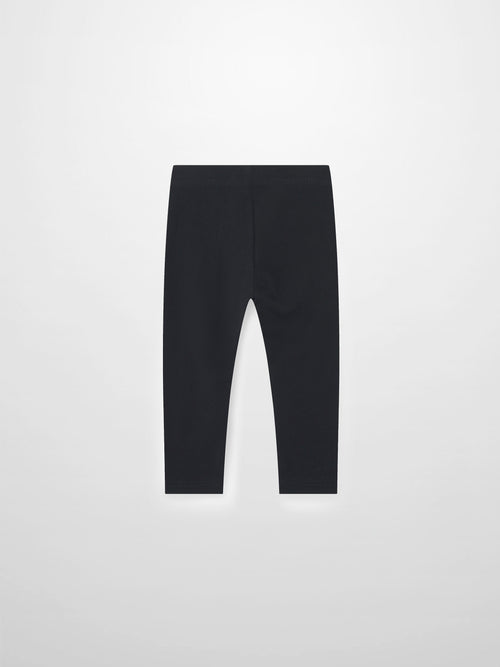 Adee Non Ribbed Leggings - Black; unisex bottoms for babies and toddlers