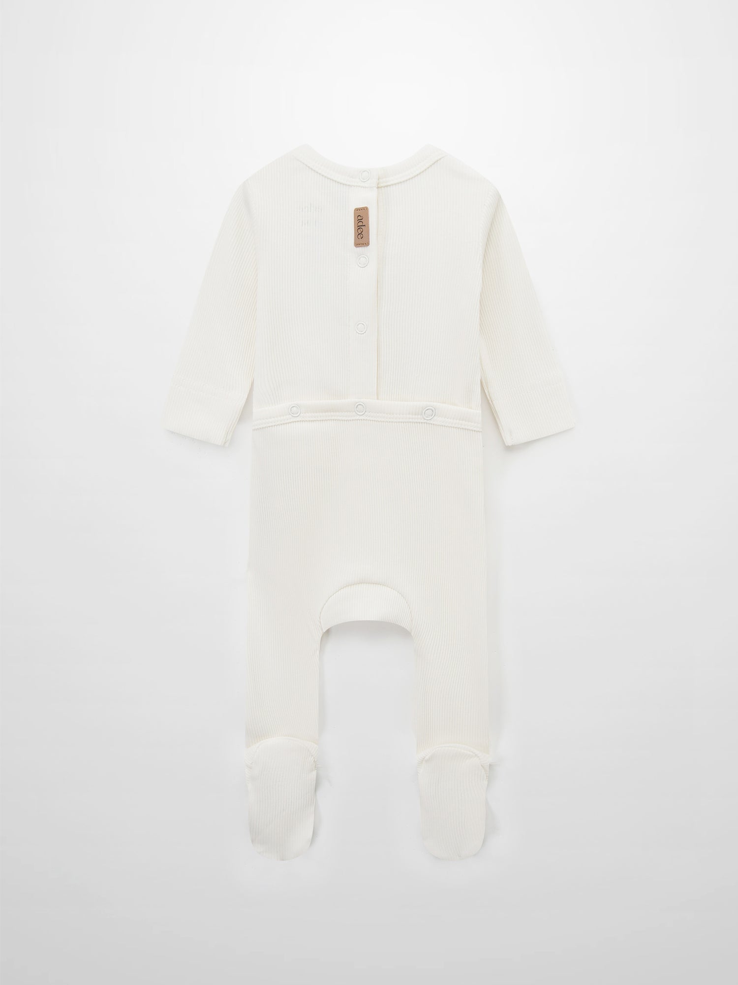 Blue Balloon Stretchy white Adee boys romper with back snaps