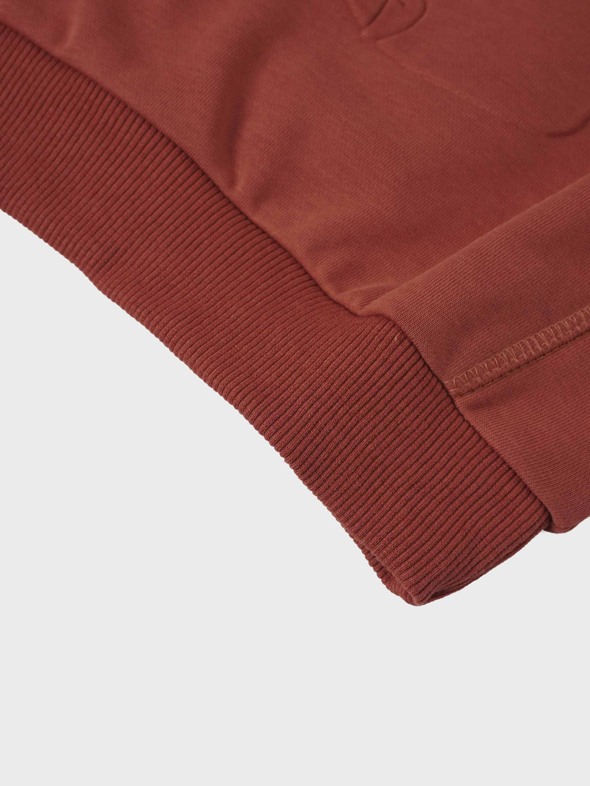Embossed Mug Sweatshirt &amp; Leggings Set; rust ribbed cuff on Adee little girls apparel