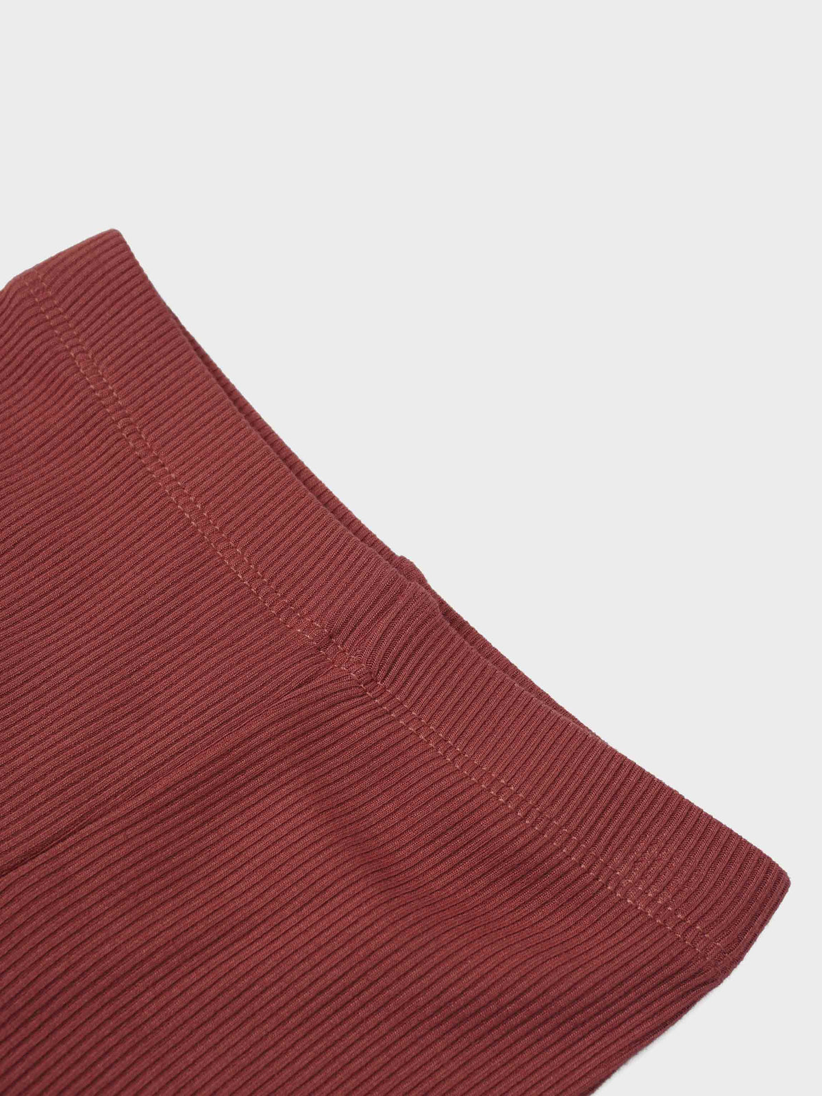 Embossed Mug Sweatshirt &amp; Leggings Set, rust ribbed fabric for little girls by Adee