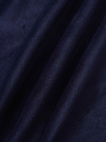 Velour Crossover Stretchy - Navy