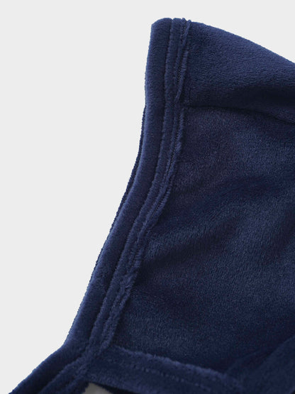 Velour Bonnet - Navy
