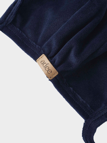Velour Bonnet - Navy
