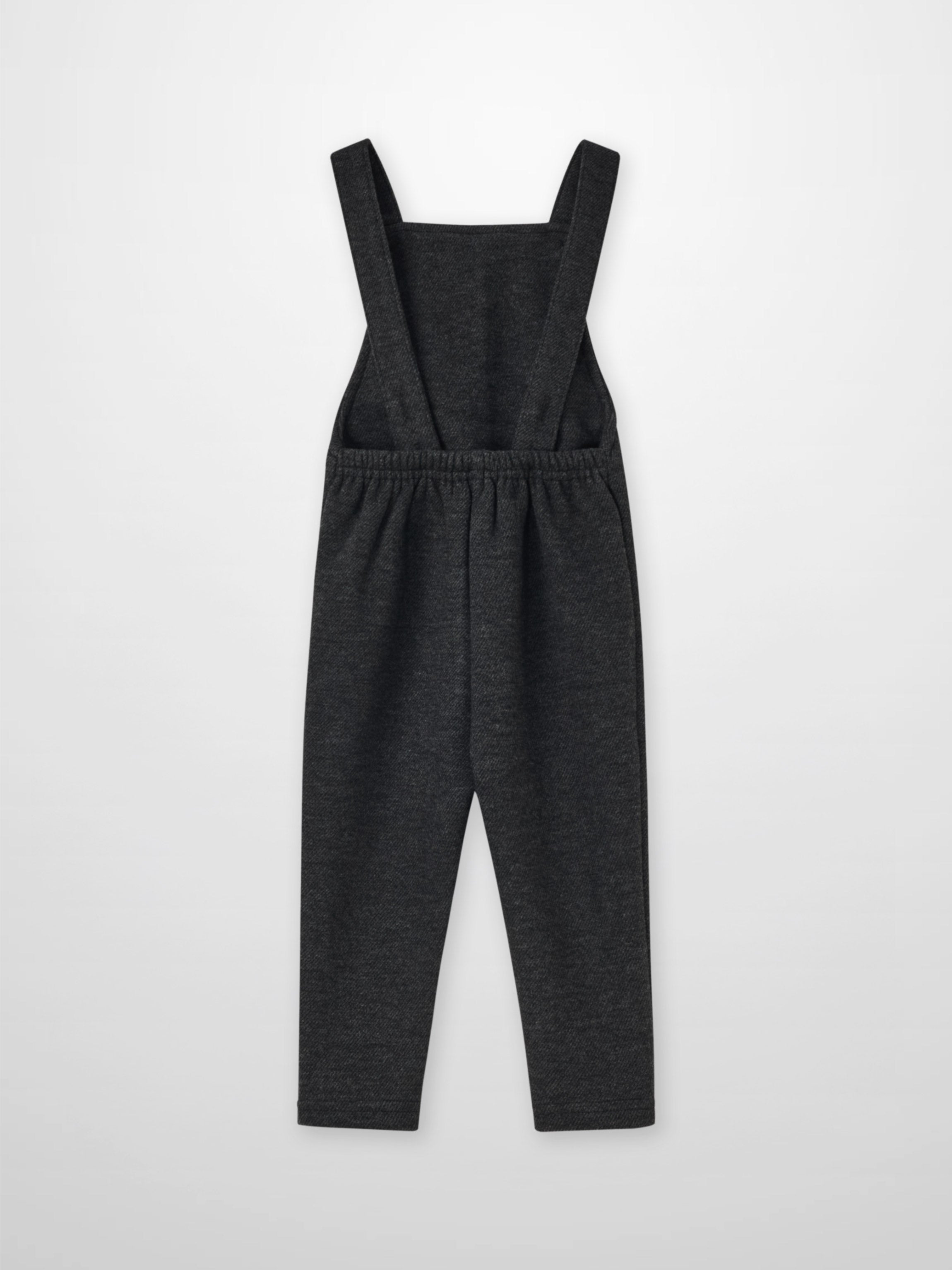 Textured Twill Overalls for boys in grey by Adee, dressy style