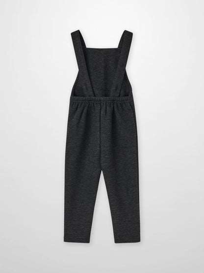 Textured Twill Overalls for boys in grey by Adee, dressy style