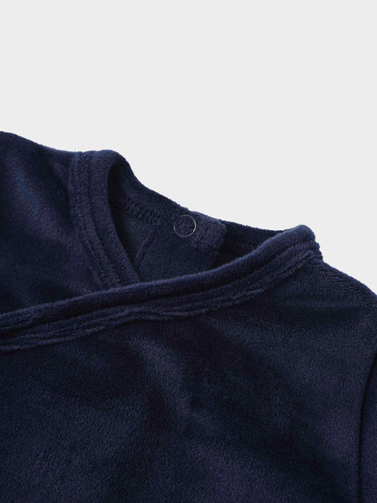 Velour Crossover Stretchy - Navy