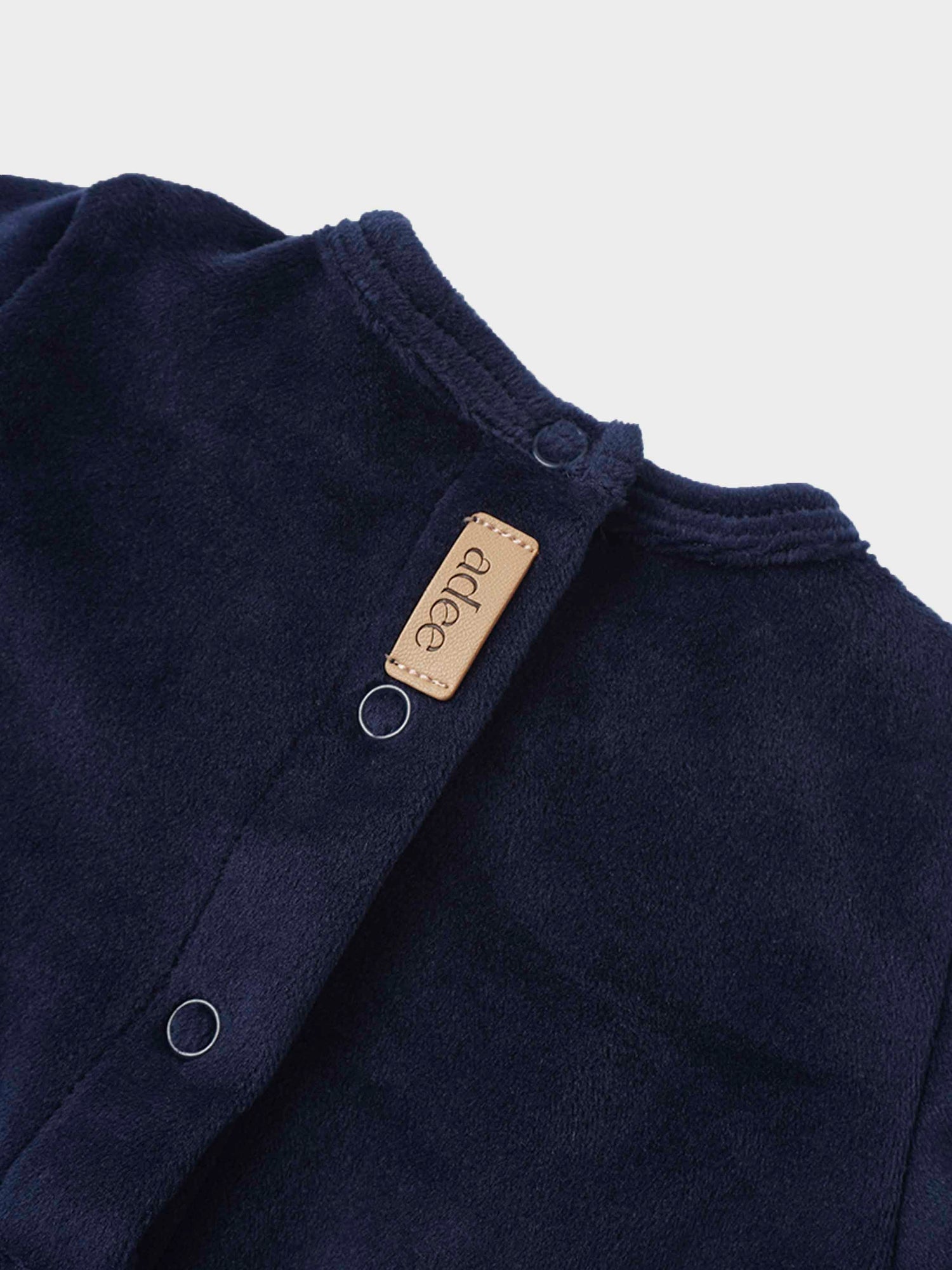Velour Crossover Stretchy - Navy