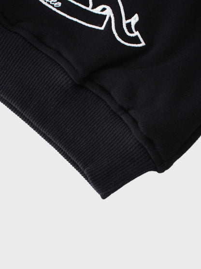 Logo Sweatshirt Set- Black