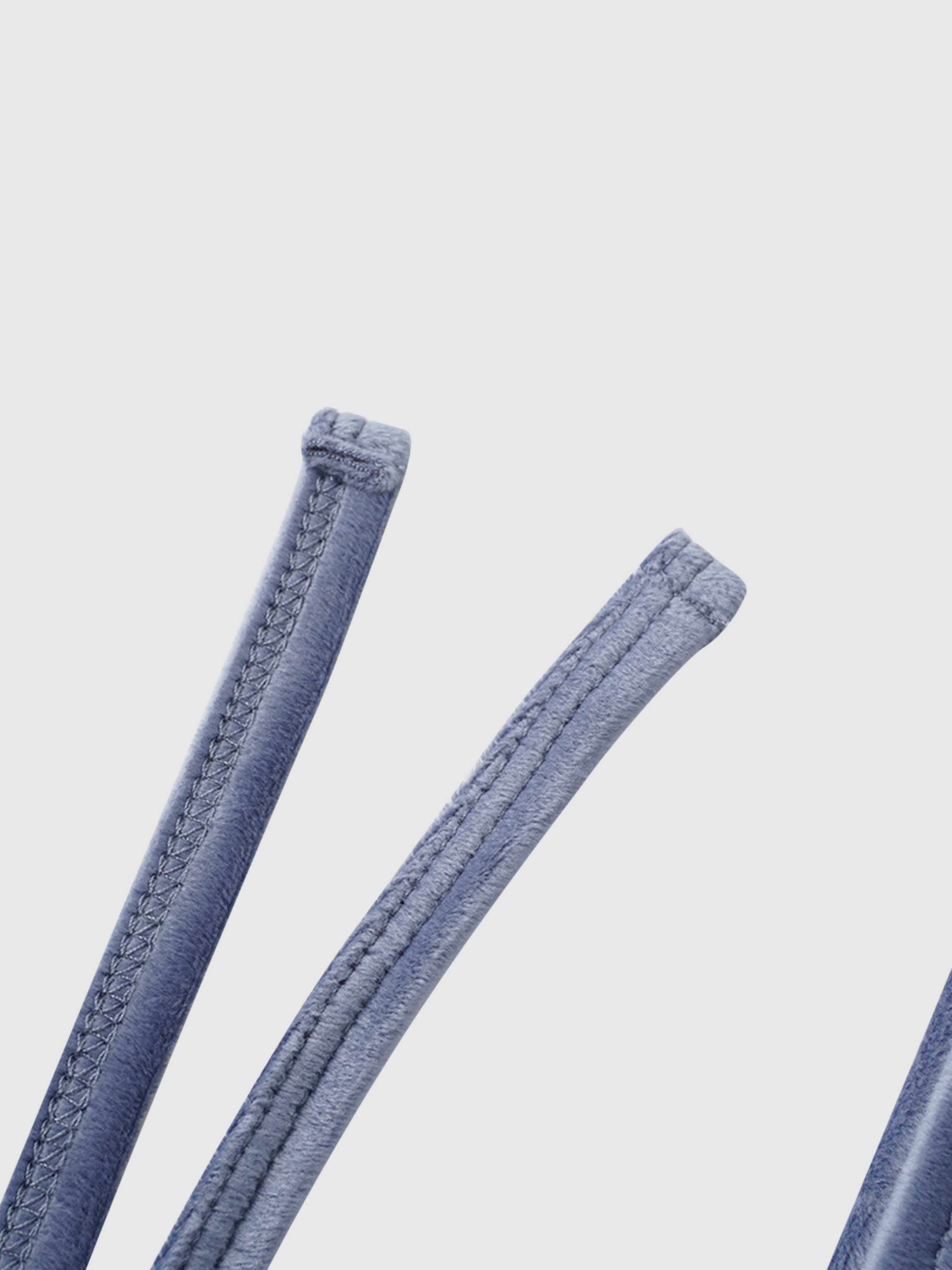 Velour Bonnet - Slate Blue