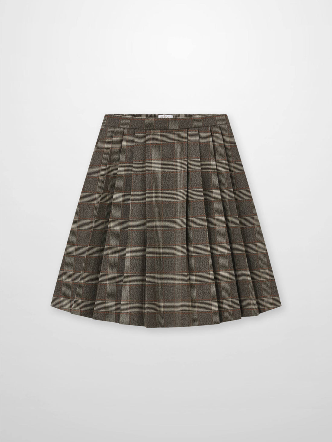 Plaid pleated grey skirt for girls by Adee