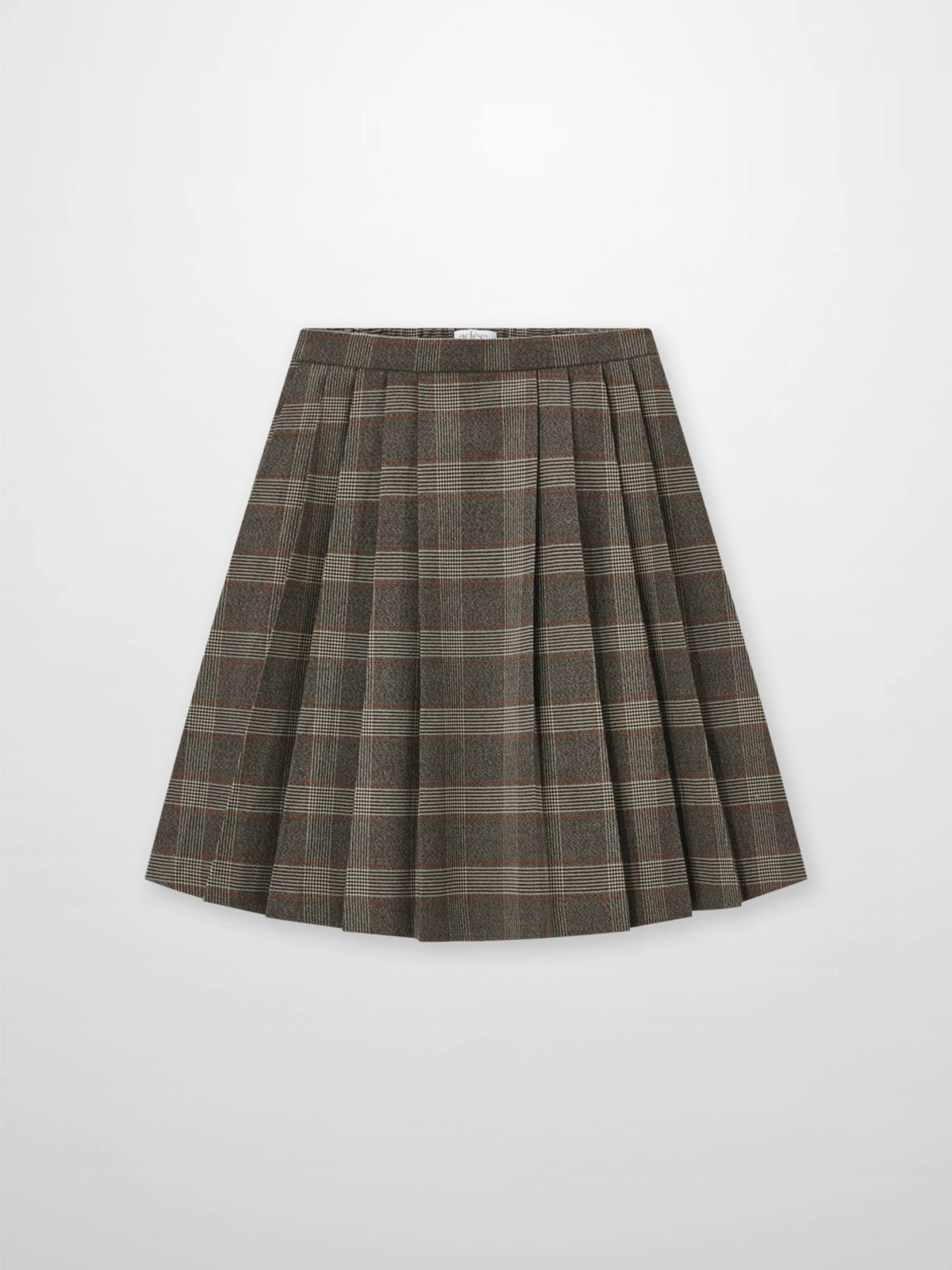Plaid pleated grey skirt for girls by Adee