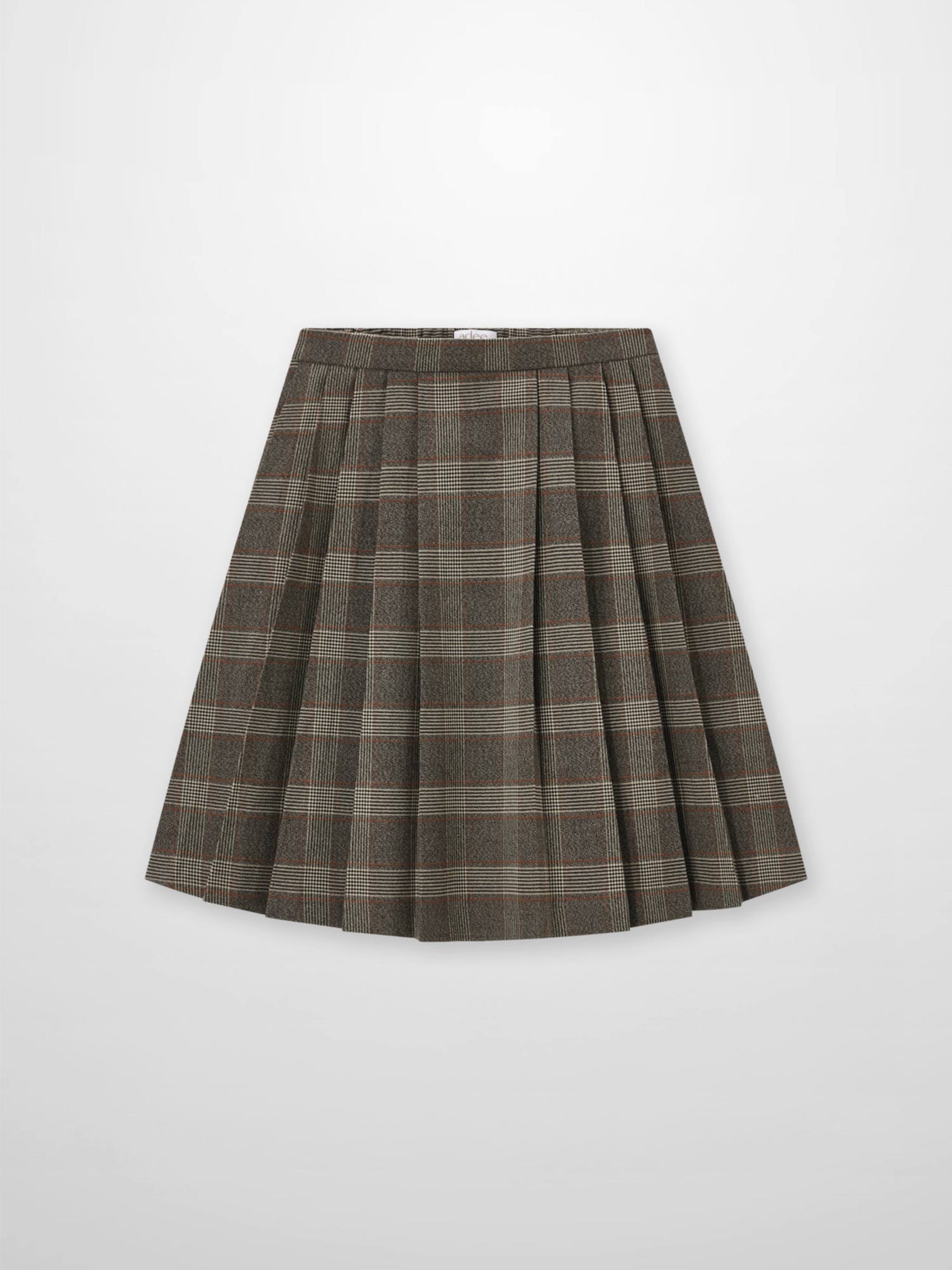 Plaid pleated grey skirt for girls by Adee