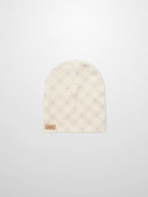 Little Button Beanie - Blue, Adee boys&