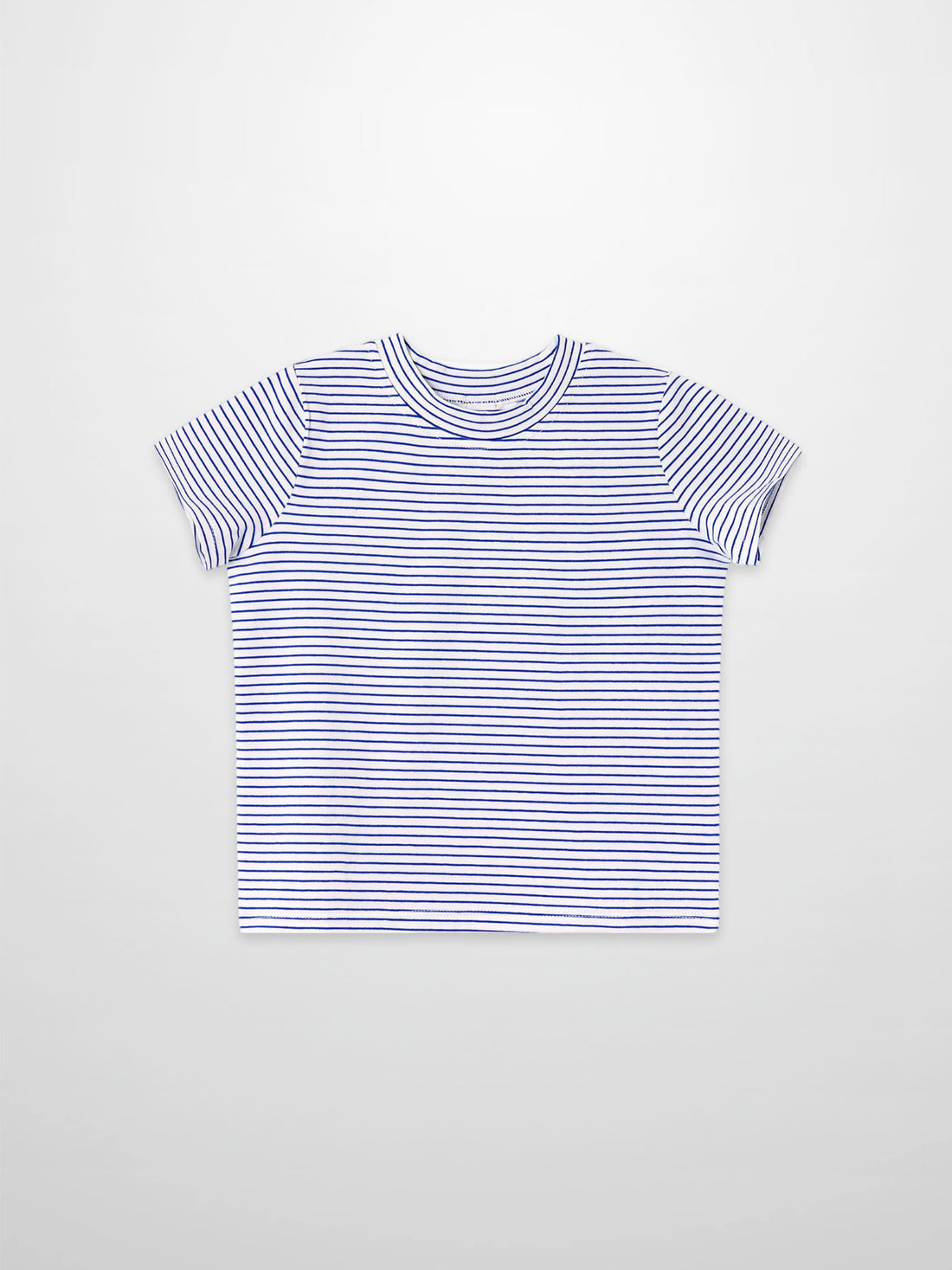 Blue Striped Boxy T-Shirt for boys by Adee, short-sleeve