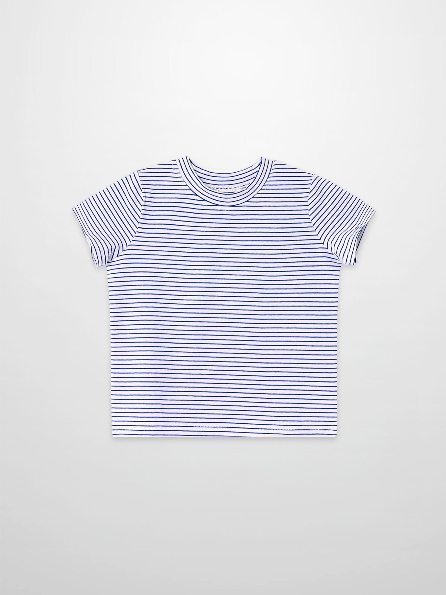 Blue Striped Boxy T-Shirt for boys by Adee, short-sleeve