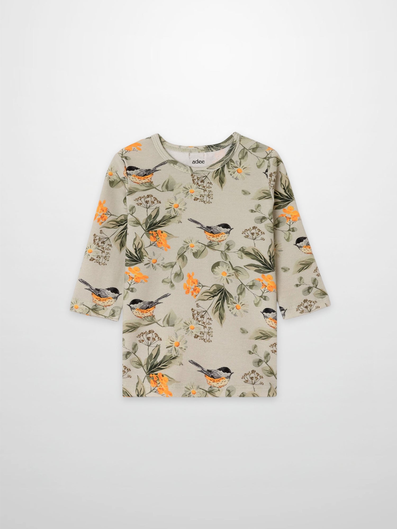 Garden Finch 3/4 Sleeve T-Shirt