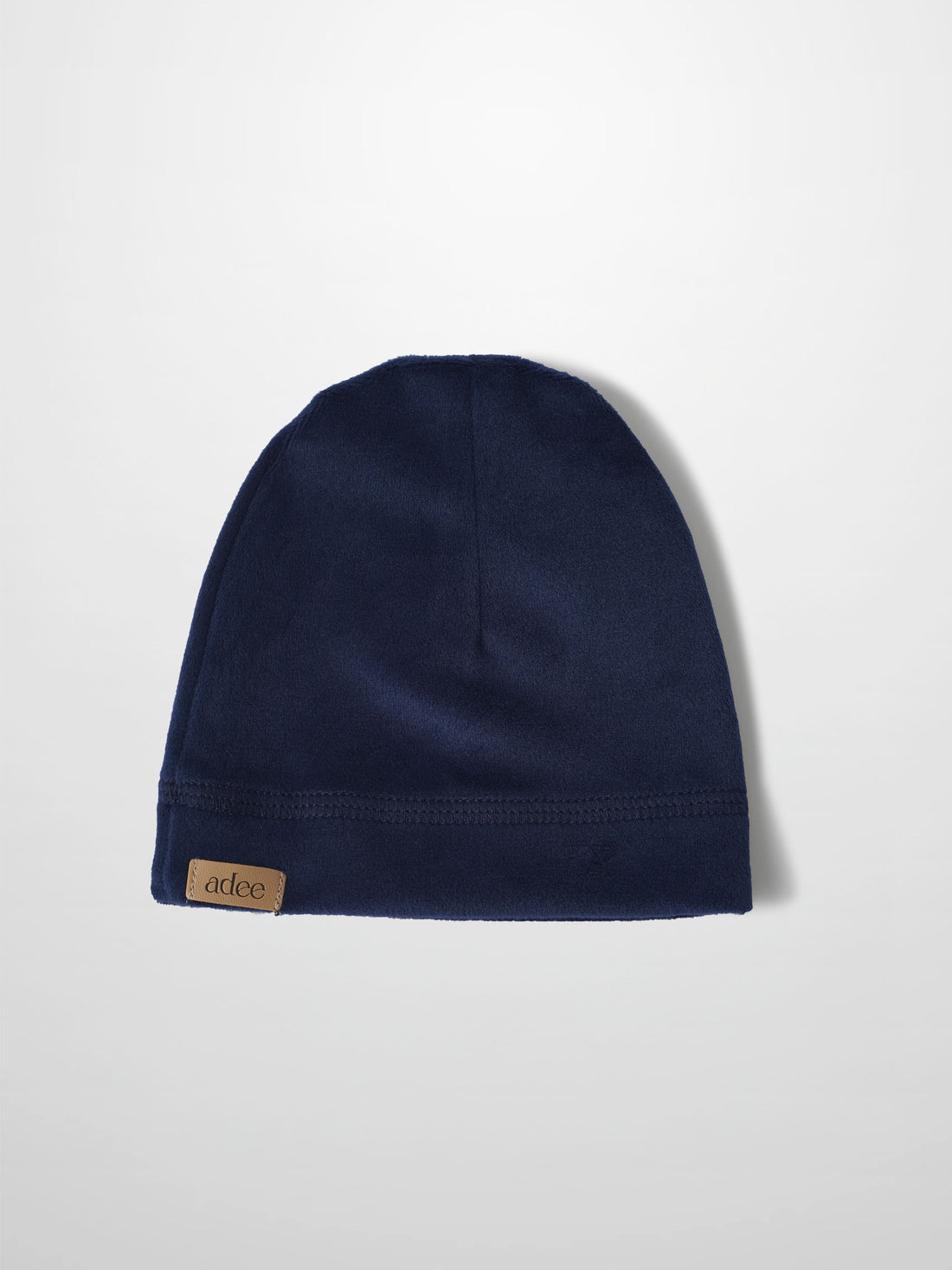 Velour Beanie - Navy