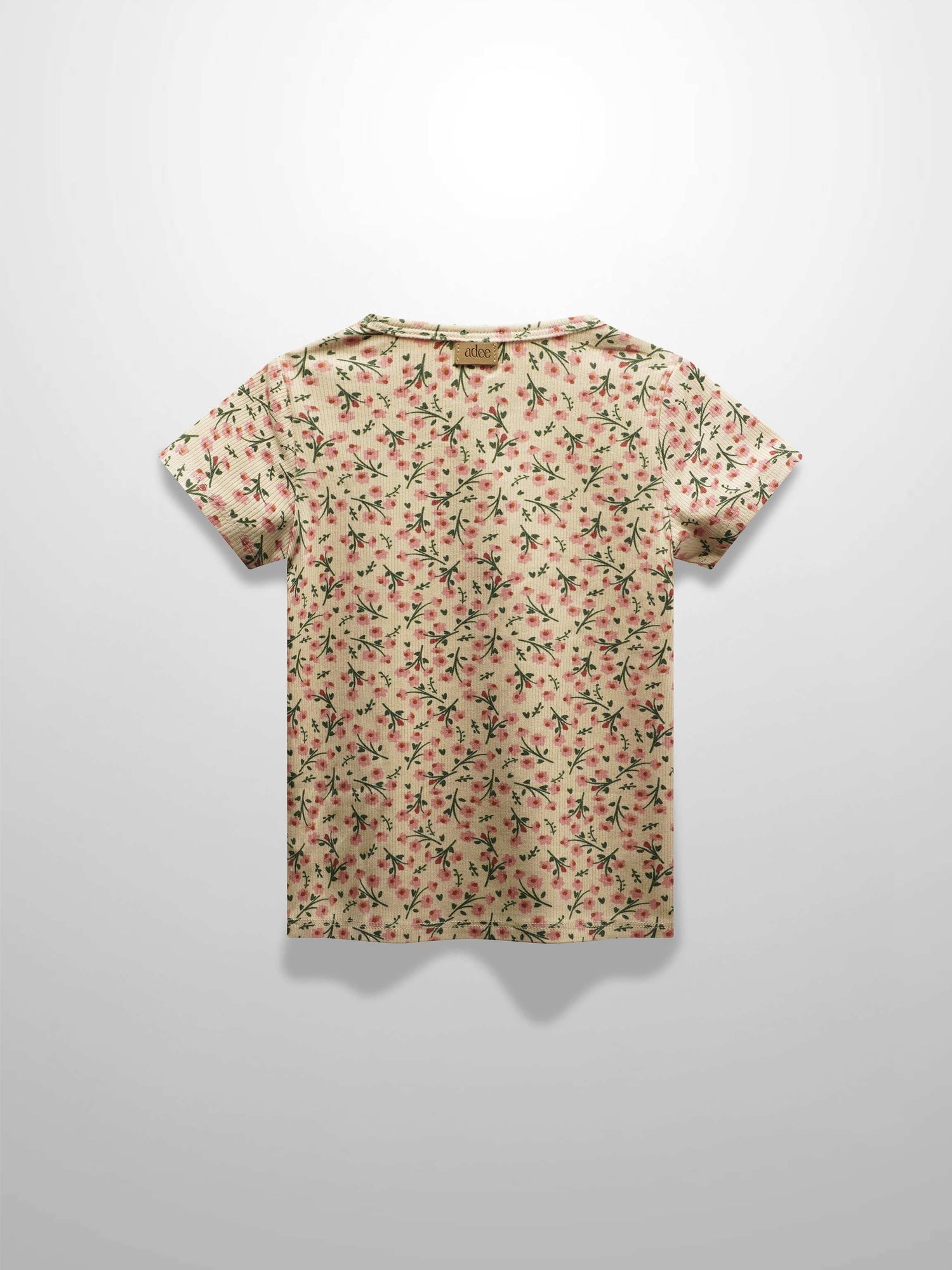 Floral Robe- Short Sleeve T-Shirt