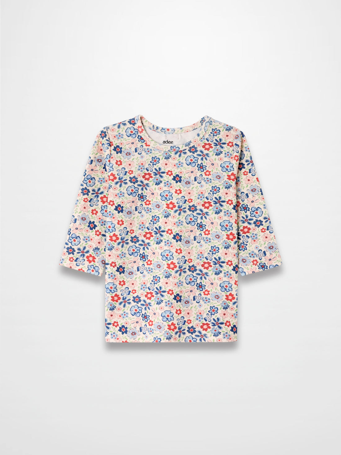 Garden Flower 3/4 Sleeve Shirt