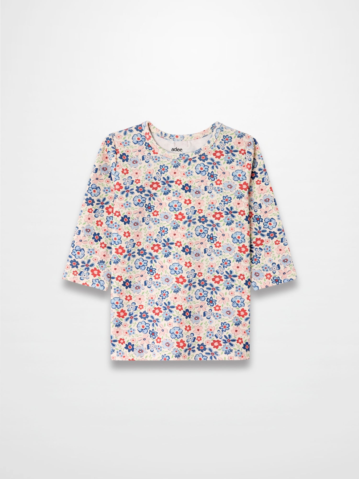 Garden Flower 3/4 Sleeve Shirt