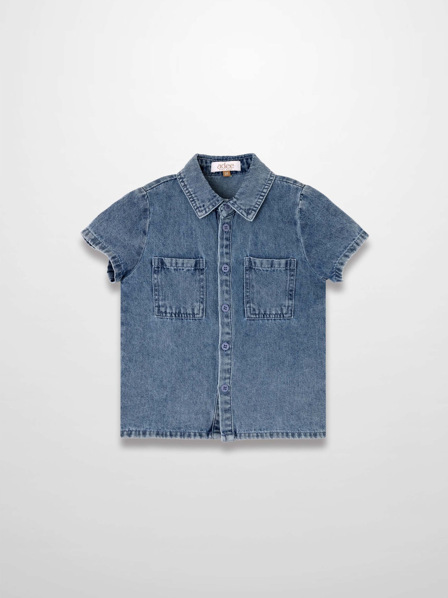 Blue Denim Button Down Shirt