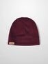 Velour Beanie - Burgundy