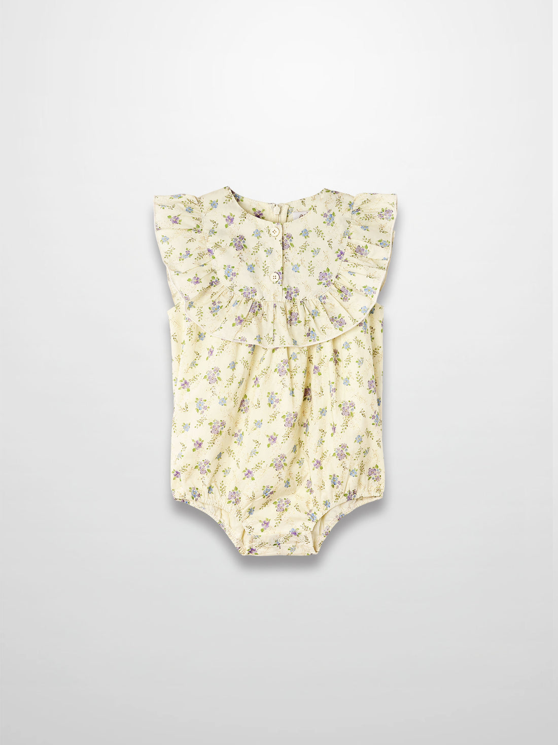 Ivory Flower Romper