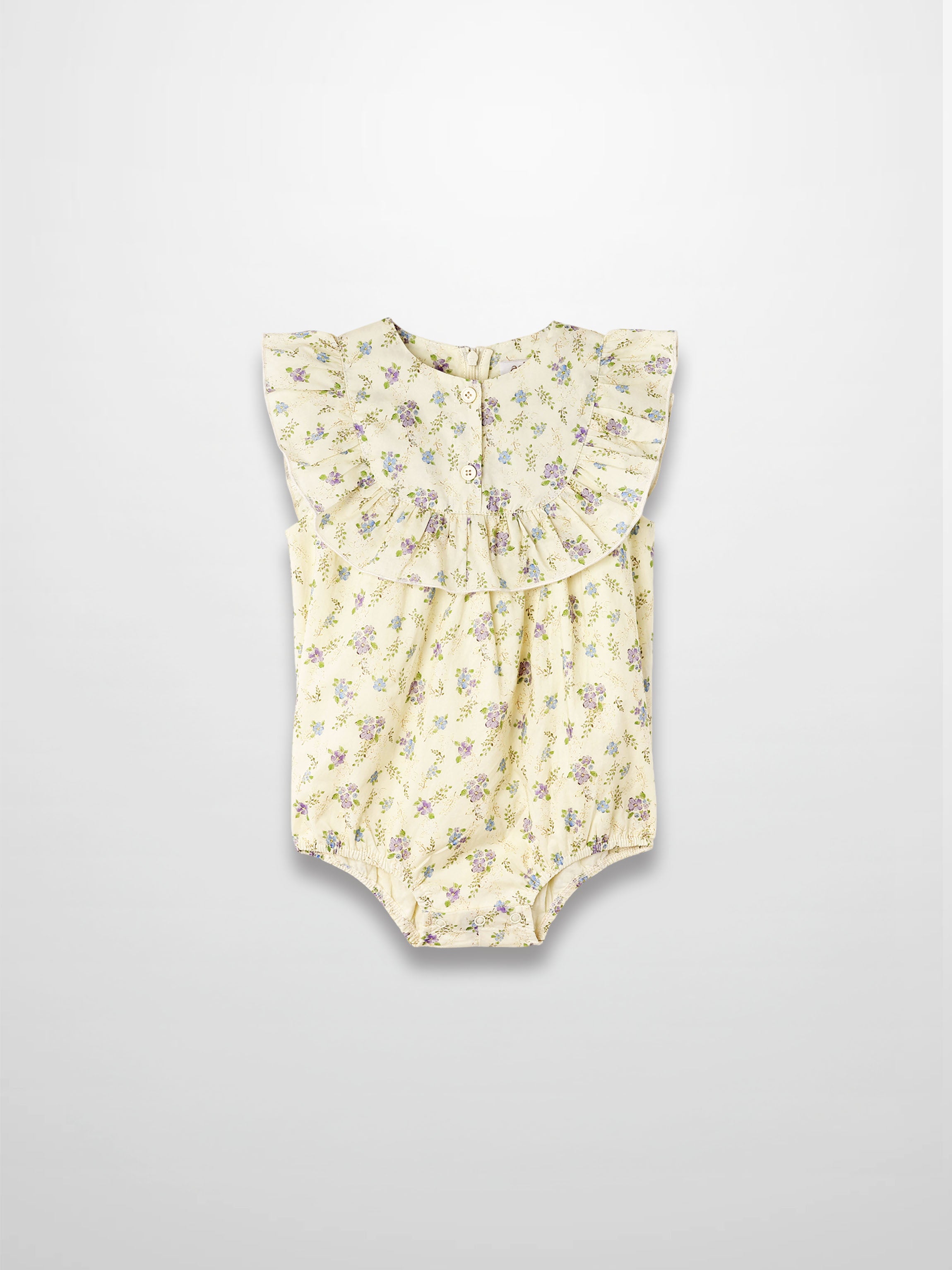 Ivory Flower Romper
