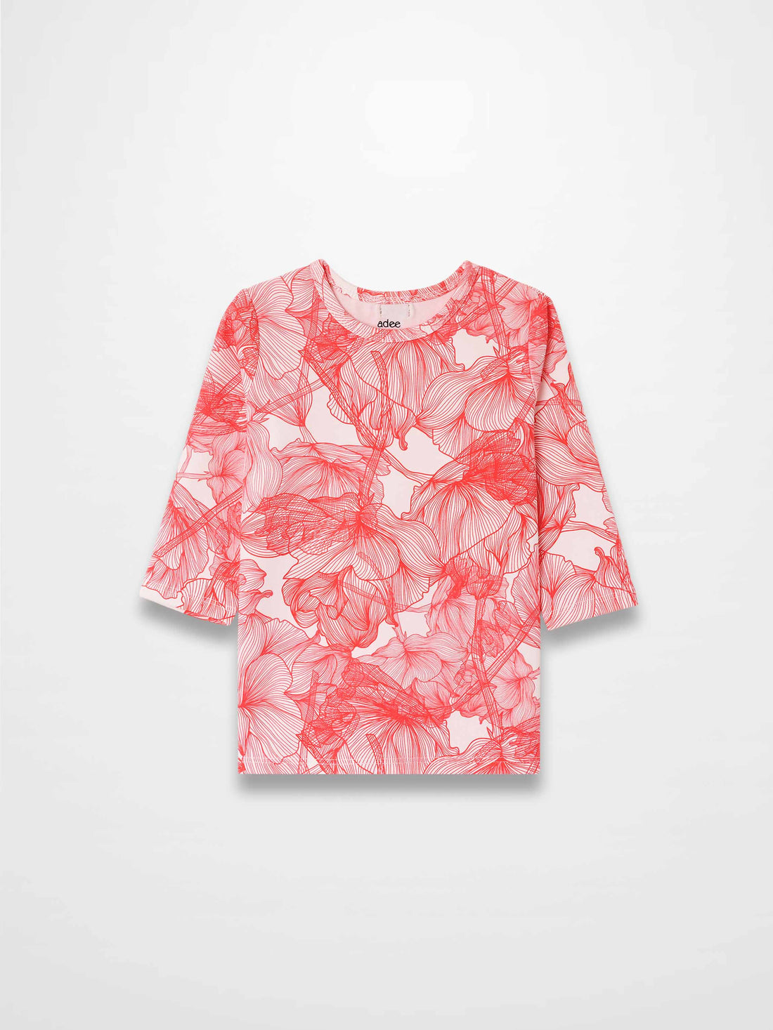 Pink Petal 3/4 Sleeve T-shirt