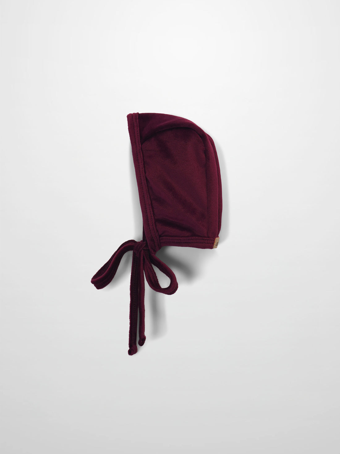Velour Bonnet - Burgundy